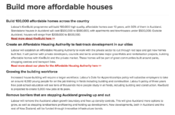 Labour Housing policy